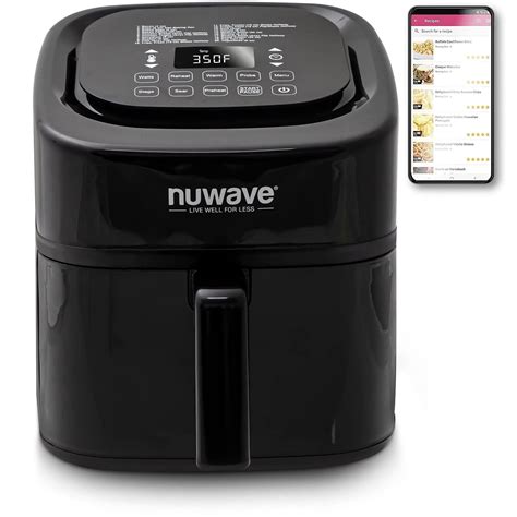 Buy Nuwave 8 Quart 6 In 1 Brio Healthy Smart Digital Air Fryer With One