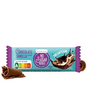 Frankonia CHOCOLAT NO SUGAR ADDED Chocolate Vanilla Riegel Nutri Score