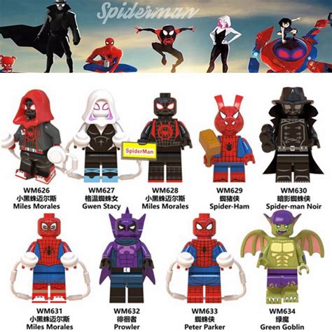 Lego Spiderman Marvel Super Heroes Minifigures Spider Man Gwaen Stacy