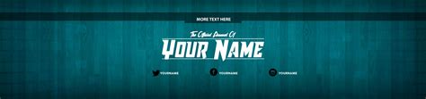 Channel owners just need to choose the template and make the specific customizations. 10 Awesome YouTube Channel Art Free Photoshop .PSD File (#1)