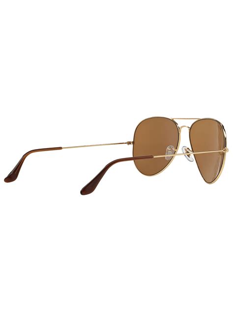 ray ban rb3025 iconic aviator sunglasses at john lewis and partners