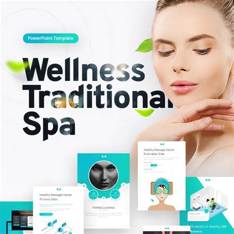 Wellness Spa And Beauty Powerpoint Portrait Template Fully Animated Powerpoint Templates