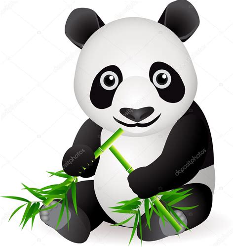 Funny Panda Cartoon — Stock Vector © Dagadu 5560144
