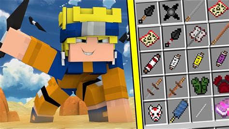 Naruto Addon Para Minecraft Pe 116 Naruto Mod For Minecraft Bedrock