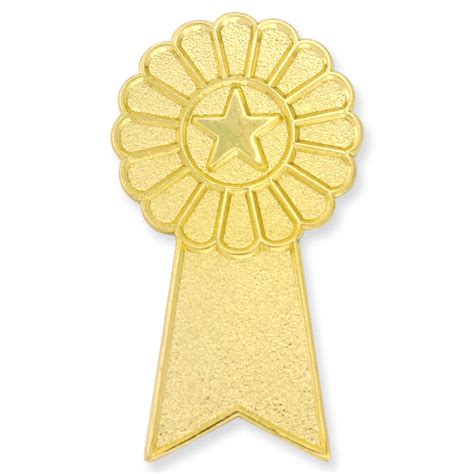 Gold Award Ribbon Pin Pinmart