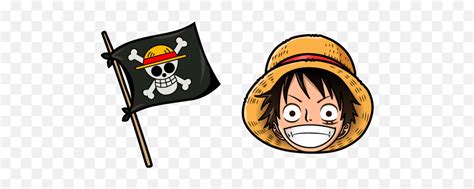 One Piece Monkey D Luffy Flag Cursor U2013 Custom Browser Clip Art