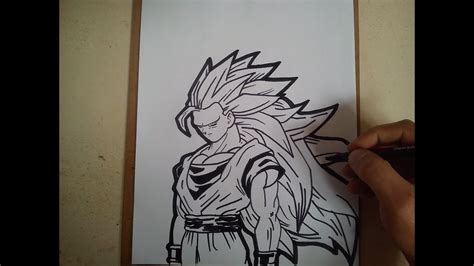 Imagenes De Goku Ssj Para Dibujar A Lapiz Como Dibujar A Goku Ssj Paso