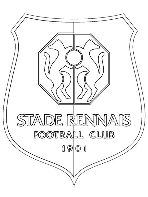 Full namestade rennais football club. Dibujos para colorear Stade Rennes Football Club ...