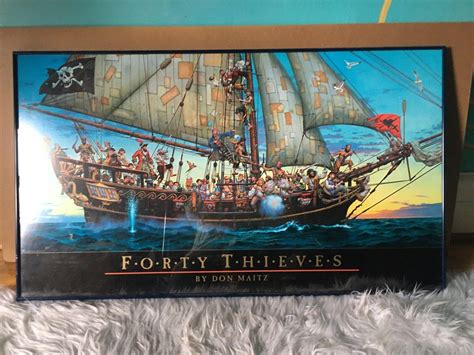 Don Maitz Pirate Art Forty Thieves Print Professionally Framed Rare