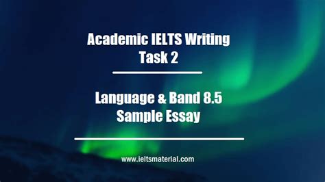 Academic Ielts Writing Task 2 Topic In July 2015 And Band 90
