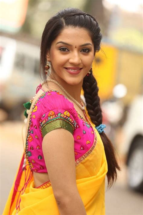 mehreen kaur pirzada in half saree stills south indian actress hot hot blouse indian actresses