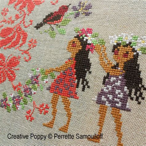 Download it below, absolutely and completely. Perrette Samouiloff - Tropical paradise (cross stitch pattern)