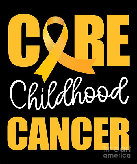 Cure Childhood Cancer Awareness Digital Art By Yestic