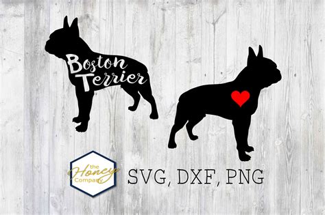 Png Boston Terrier Svg Hand Lettered Svg Dog Svg Files For Cricut Svg
