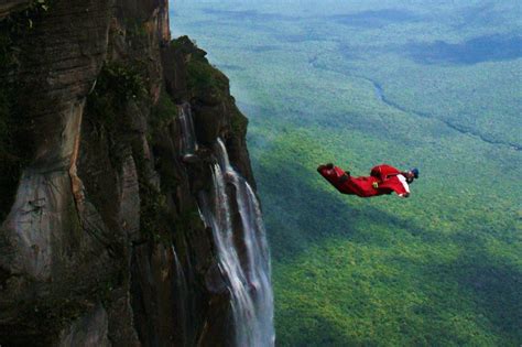 Jump From Angel Falls Highest Base Jump In The World For