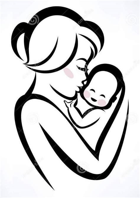 Mother And Child Drawing Free Download On Clipartmag