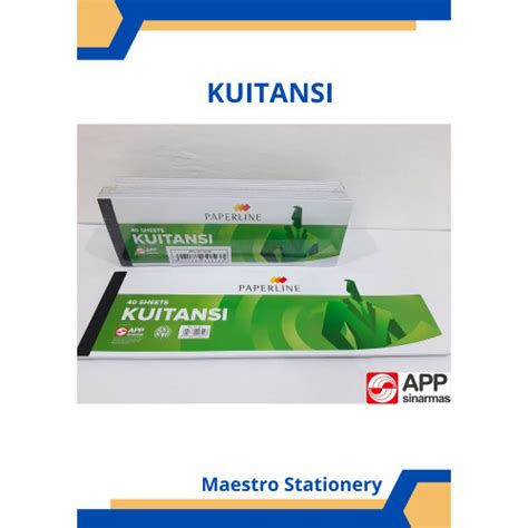 Jual Buku Kwitansi Kuitansi Paperline Kecil Sedang Besar Kecil