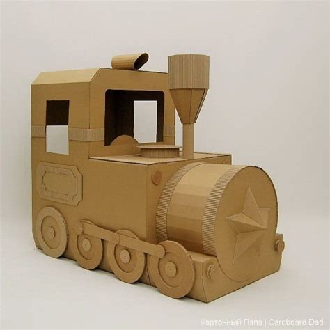 How To Make A Cardboard Train At Home Diy Train Artofit