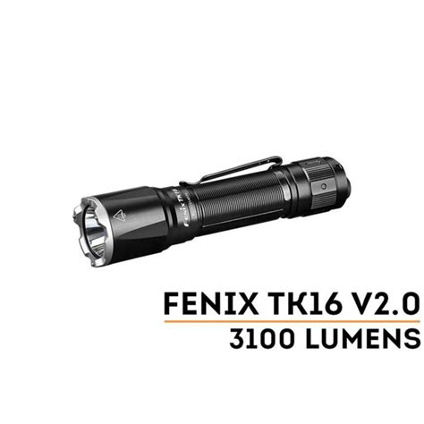 Fenix Torch Tk16 V20 Tactical 3100 Lumens Rechargeable Target Soft