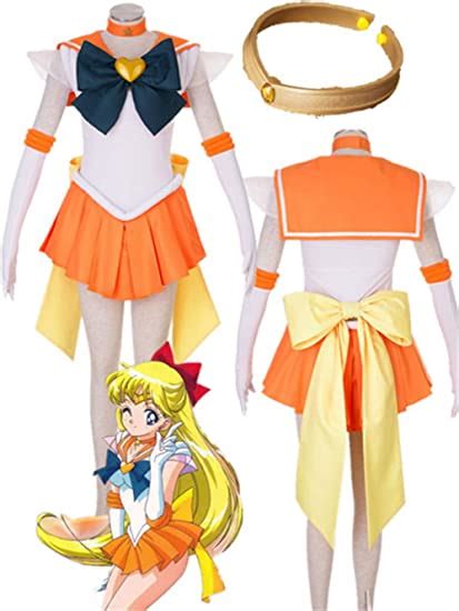 Youyi Sailor Moon Sailor Venus Halloween Cosplay Costume