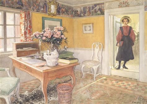 School Girl In An Interior Carl Larsson Artwork On Useum