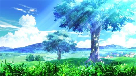 Anime Nature Wallpapers Top Free Anime Nature Backgro