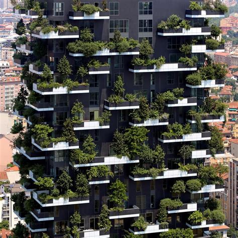 Vertical Forest Bosco Verticale In Milan Modern Architecture Building