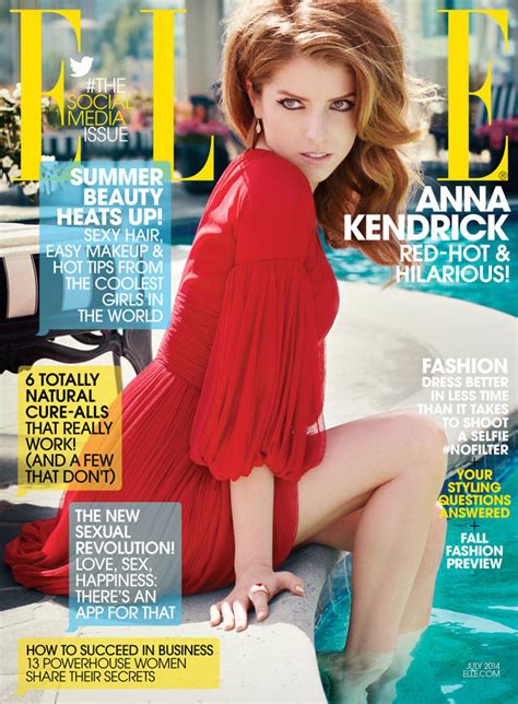 Anna Kendrick Covers Elle Magazine Says She Hasnt Been Hit On In Five