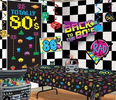 Talk about a blast from the past when you see the mtv logo, along with atari! partycheap.com | 80s party decorations, 80s birthday ...