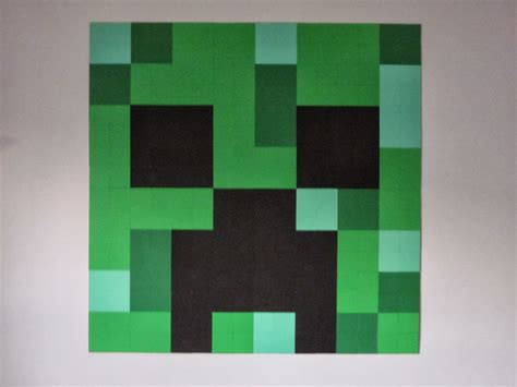 Minecraft Creeper Face Pixel Art
