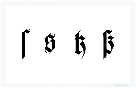 Die Ligatur ß In Der Typografie Eszett Scharfes S