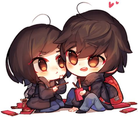 Cute Anime Couple Png Image Png Mart