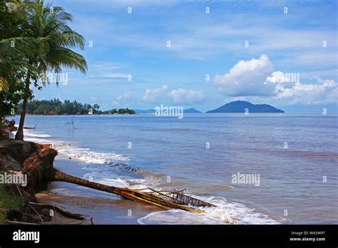 Pantai Pasir Panjang Beach Singkawang West Kalimantan Indonesia