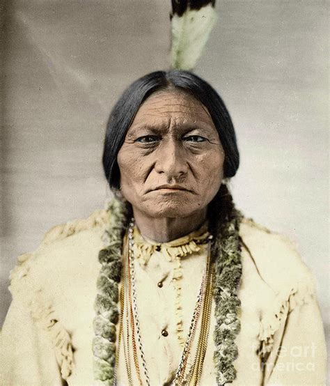 Sitting Bull Native North American Chief Photograph By David Frances