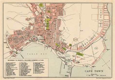 Cape Town Map Old Map Of Cape Town Print Fine By Ancientshades Cities