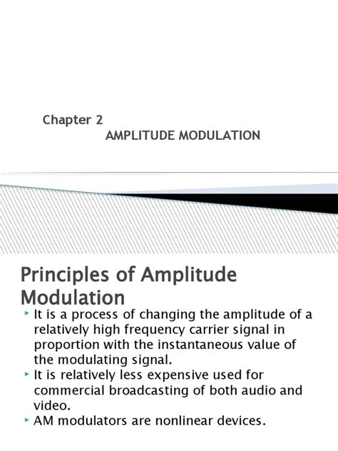 Chapter 2 Amplitude Modulation Pdf Detector Radio Amplifier