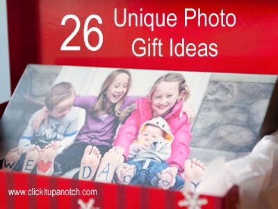 These photo pillows make unique photo gifts for the season. 26 Unique Photo Gift Ideas - Click it Up a Notch