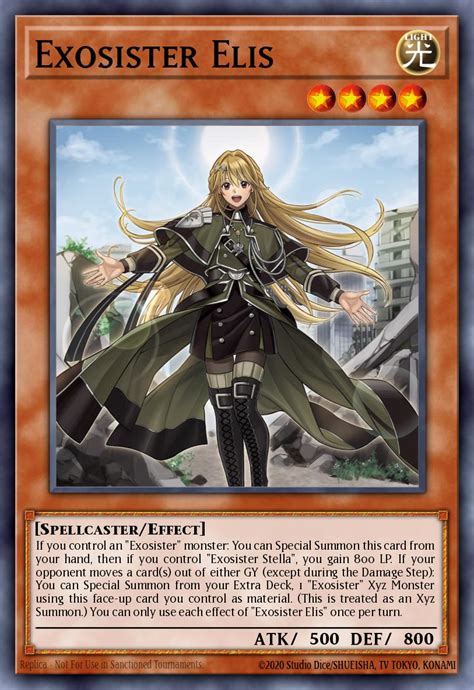 Exosister Elis Card Information Yu Gi Oh Database