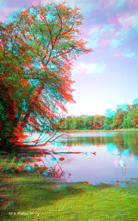 View From Orchard Beach Use Redcyan Filtered 3d Glasses Photograph