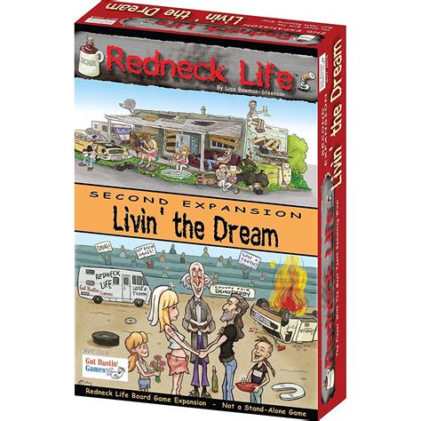 Gut Bustin Games Livin The Dream Redneck Life Board Game Expansion