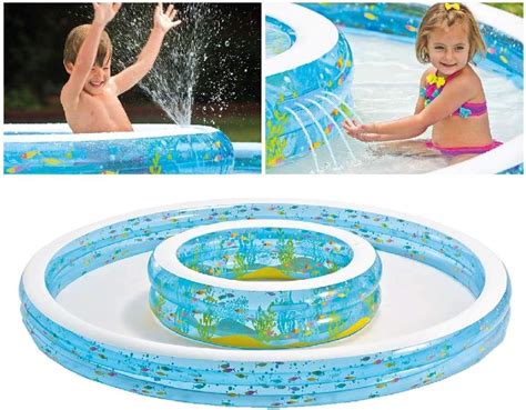 Intex Inflatable Paddling Pool In Wishing Well Shaped Design Comes