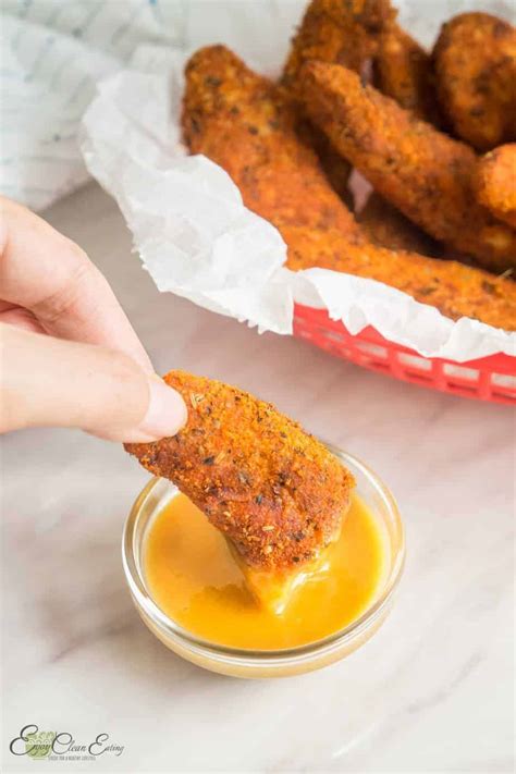 Up to 3 boneless chicken breasts. Air Fryer Chicken Tenders (Instant Pot Air Fryer Lid) - Enjoy Clean Eating
