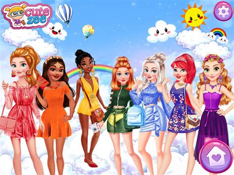 Play Disney Rainbow Dressup Free Online Games With