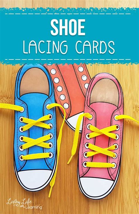 Printable Shoe Lacing Cards Lacing Cards Shoe Laces Preschool Fine