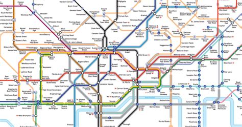 È Stata Disegnata Una Nuova Mappa Della Metropolitana Di Londra Per Le