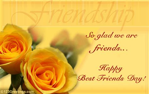 Happy Best Friends Day Free Friends Forever Ecards Greeting Cards