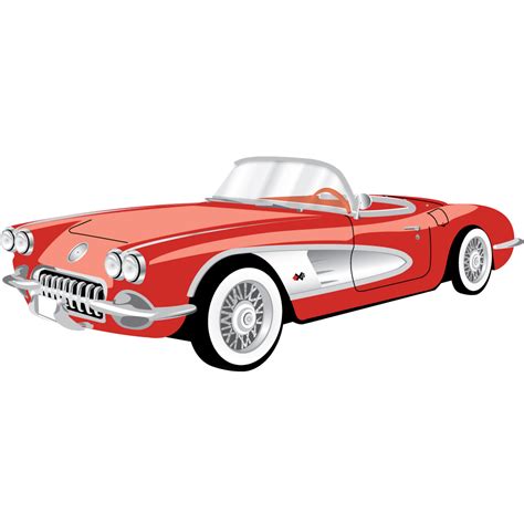 Car Chevrolet Corvette Cabriolet Vector Icons Free Download In Svg Png