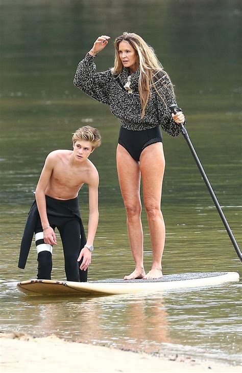 Elle Macpherson Flaunts Body With Son On Northern Beaches Shoot Daily Telegraph