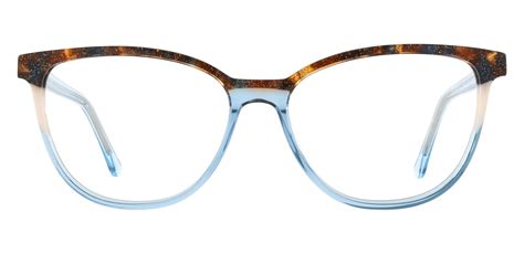 Sandia Oval Eyeglasses Frame Blue Women S Eyeglasses Payne Glasses