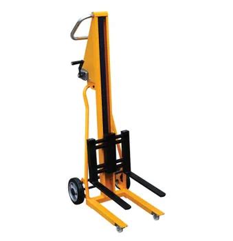 Portable Hand Forklift Manual Stacker Hydraulic Forklift Trucks Made